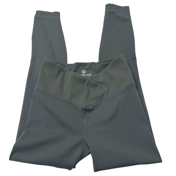 90 Degree By Reflex Pants - Women's 90 Degree By Reflex Green/Gray Leggings XS